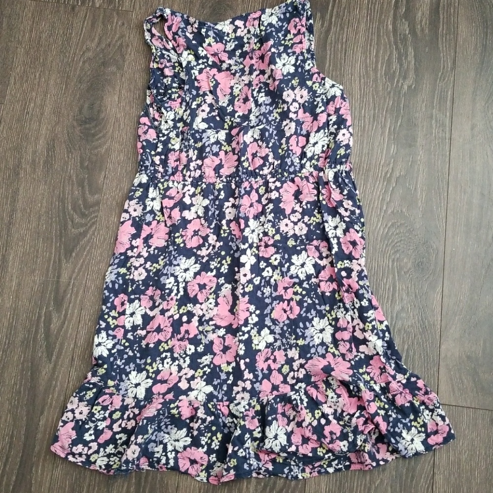 Floral Print Ruffle Dress - Picture 3 of 4